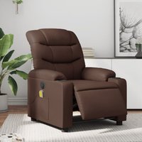 Massagesessel Elektrisch Braun Kunstleder Vidaxl 497534 Massagesessel Elektrisch Braun Kunstleder Vidaxl 497534 von VIDAXL