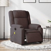 Vidaxl - Massagesessel Elektrisch Dunkelbraun Stoff Vidaxl - Massagesessel Elektrisch Dunkelbraun Stoff von VIDAXL
