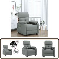 Vidaxl - Massagesessel Elektrisch Dunkelgrau Stoff - Elektrischer Massagesessel - Relaxsessel - Fernsehsessel - Bequeme Sessel - Ergonomische Vidaxl - Massagesessel Elektrisch Dunkelgrau Stoff - Elektrischer Massagesessel - Relaxsessel - Fernsehsessel - Bequeme Sessel - Ergonomische von VIDAXL