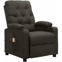Vidaxl - Massagesessel Elektrisch Taupe Stoff von VIDAXL