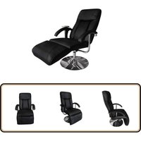 Vidaxl - Massagesessel Schwarz Kunstleder - Massage Stuhl - Entspannungsstuhl - Wellnessstuhl - Elektrischer Massagesessel - Massagesessel Schwarz von VIDAXL