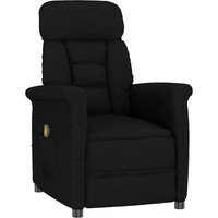 Massagesessel mit Kissen Schwarz 70.5 x 96.5 x 95 cm Kunstleder Vidaxl von VIDAXL
