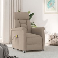 Massagesessel Taupe Mikrofaser - Vidaxl von VIDAXL