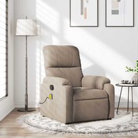 Vidaxl - Massagesessel Taupe Mikrofasergewebe Vidaxl - Massagesessel Taupe Mikrofasergewebe von VIDAXL