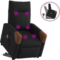 Vidaxl - Massagesessel mit Aufstehhilfe Schwarz Stoff Vidaxl - Massagesessel mit Aufstehhilfe Schwarz Stoff von VIDAXL