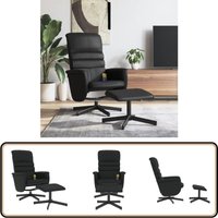 Vidaxl - Massagesessel mit Fußhocker Schwarz Kunstleder - Massage Stuhl - Relaxstuhl - Entspannungsstuhl - Schlafsessel - Ecksofa Vidaxl - Massagesessel mit Fußhocker Schwarz Kunstleder - Massage Stuhl - Relaxstuhl - Entspannungsstuhl - Schlafsessel - Ecksofa von VIDAXL