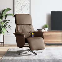 Massagesessel mit Fußteil Braun Stoff Vidaxl Massagesessel mit Fußteil Braun Stoff Vidaxl von VIDAXL