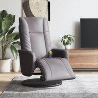 Massagesessel mit Fußteil Grau Kunstleder - Vidaxl von VIDAXL