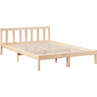 Massivholzbett Extra Lang ohne Matratze 140x220 Kiefernholz Vidaxl Massivholzbett Extra Lang ohne Matratze 140x220 Kiefernholz Vidaxl von VIDAXL