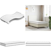 Vidaxl - Matratze Bonnell-Federkern Mittel 100x200 cm - Bonnell-Matratze - Federkernmatratze - Matratze 100x200 - Doppelbett Matratze - Mittelhart von VIDAXL