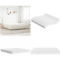 Vidaxl - Matratze Bonnell-Federkern Mittel 180x200 cm - Bonnell-Matratze - Federkernmatratze - Matratze 180x200 - Doppelbettschaummatratze von VIDAXL