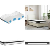 Vidaxl - Matratze Taschenfederkern Medium Plus 90x200 cm - Taschenfederkernmatratze - Matratze - Doppelbettmatratze - Federkernmatratze - Mittelfeste Vidaxl - Matratze Taschenfederkern Medium Plus 90x200 cm - Taschenfederkernmatratze - Matratze - Doppelbettmatratze - Federkernmatratze - Mittelfeste von VIDAXL