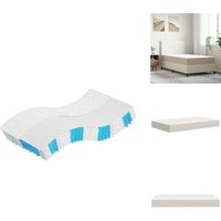 Vidaxl - Matratze Taschenfederkern Mittel 100x200 cm - Taschenfederkernmatratze - Matratze - Doppelbettmatratze - Federkernmatratze - Mittelharte von VIDAXL
