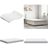 Vidaxl - Matratze Taschenfederkern Mittel 140x200 cm - Taschenfederkernmatratze - Matratze 140x200 - Federkernmatratze - Doppelbettmatratze von VIDAXL