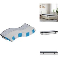 Vidaxl - Matratze Taschenfederkern Mittel 70x200 cm - Federkernmatratze - Taschenfederkernmatratze - Matratze - Doppelbettmatratze - Mittelharte von VIDAXL