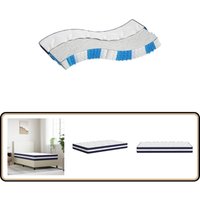 Vidaxl - Matratze Taschenfederkern Mittelfest 100x200 cm - Taschenfederkernmatratze - Matratze - Doppelbettmatratze - Federkernmatratze - Mittelfeste von VIDAXL