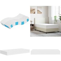 Vidaxl - Matratze Taschenfederkern Mittelfest 100x200 cm - Taschenfederkernmatratze - Matratze - Federkernmatratze - Doppelbettmatratze - Mittelfeste Vidaxl - Matratze Taschenfederkern Mittelfest 100x200 cm - Taschenfederkernmatratze - Matratze - Federkernmatratze - Doppelbettmatratze - Mittelfeste von VIDAXL