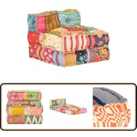 Vidaxl - Modularer Pouf Patchwork Stoff - Sitzsack - Patchwork Couch - Modulares Sofa - Wohnaccessoire - Wohnzimmerdeko Vidaxl - Modularer Pouf Patchwork Stoff - Sitzsack - Patchwork Couch - Modulares Sofa - Wohnaccessoire - Wohnzimmerdeko von VIDAXL