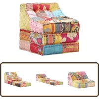 Vidaxl - Modularer Pouf Patchwork Stoff - Sitzsack - Patchwork Couch - Modulares Sofa - Wohnaccessoire - Wohnzimmerdeko Vidaxl - Modularer Pouf Patchwork Stoff - Sitzsack - Patchwork Couch - Modulares Sofa - Wohnaccessoire - Wohnzimmerdeko von VIDAXL