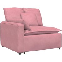 Vidaxl - Modulares Sofa Endmodul mit Armlehne Kissen Rosa 100 cm Vidaxl - Modulares Sofa Endmodul mit Armlehne Kissen Rosa 100 cm von VIDAXL