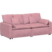 Modulares Sofa mit Kissen Rosa Vidaxl Modulares Sofa mit Kissen Rosa Vidaxl von VIDAXL
