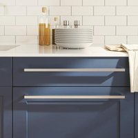 Möbelgriffe 5 Stk. Silbern 480 mm Edelstahl Vidaxl von VIDAXL