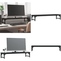 Vidaxl - Monitorständer Schwarz 85x23x15,5 cm Holzwerkstoff - Monitorständer - Computertisch - Schreibtischaccessoires - Ergonomie - Bürobedarf Vidaxl - Monitorständer Schwarz 85x23x15,5 cm Holzwerkstoff - Monitorständer - Computertisch - Schreibtischaccessoires - Ergonomie - Bürobedarf von VIDAXL