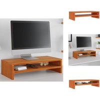 Vidaxl - Monitorständer Wachsbraun 50x24x13 cm Massivholz Kiefer - Monitorständer - Holz Monitorständer - Kiefernholz Monitorständer - Schreibtisch Vidaxl - Monitorständer Wachsbraun 50x24x13 cm Massivholz Kiefer - Monitorständer - Holz Monitorständer - Kiefernholz Monitorständer - Schreibtisch von VIDAXL