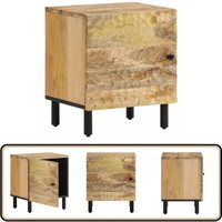 Vidaxl - Nachttisch 40x33x46 cm Massivholz Mango - Nachttisch - Mangoholz Tisch - Wohnzimmermöbel - Sideboard - Kommode von VIDAXL