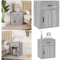 Nachttisch Grau Sonoma 50x36x60 cm Holzwerkstoff - Nachttisch - Wohnzimmer - Esszimmer - Grau - Holzmöbel - Home & Living Nachttisch Grau Sonoma 50x36x60 cm Holzwerkstoff - Nachttisch - Wohnzimmer - Esszimmer - Grau - Holzmöbel - Home & Living von VIDAXL