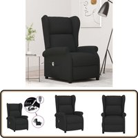 Vidaxl - Ohrensessel mit Liegefunktion Elektrisch Schwarz Stoff - Fernsehsessel - Elektrischer Recliner - Relaxsessel - Bequeme Lounge Chair Vidaxl - Ohrensessel mit Liegefunktion Elektrisch Schwarz Stoff - Fernsehsessel - Elektrischer Recliner - Relaxsessel - Bequeme Lounge Chair von VIDAXL