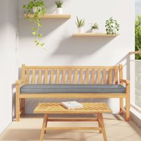 Palettencushions für Bank 2 Stück Grau 180x40x8 cm Oxford-Gewebe Vidaxl von VIDAXL