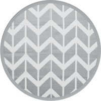 Outdoor-Teppich arakil Grau Ø200 cm pp Vidaxl von VIDAXL