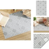 Outdoor-Teppich arakil Grau 140x200 cm pp - Gartenteppich - Outdoor-Teppich - Balkon - Terrasse - Patio Outdoor-Teppich arakil Grau 140x200 cm pp - Gartenteppich - Outdoor-Teppich - Balkon - Terrasse - Patio von VIDAXL