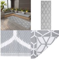 Outdoor-Teppich arakil Grau 80x250 cm pp - Außenbereich Dekoration - Balkon Teppich - Terrassen Teppich - Garten Teppich - Polypropylen Teppich Outdoor-Teppich arakil Grau 80x250 cm pp - Außenbereich Dekoration - Balkon Teppich - Terrassen Teppich - Garten Teppich - Polypropylen Teppich von VIDAXL