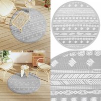 Outdoor-Teppich arakil Grau Ø120 cm pp - Outdoor-Teppich - Garten-Dekoration - Balkon-Teppich - Terrassen-Teppich - Polypropylen-Teppich - Home & Outdoor-Teppich arakil Grau Ø120 cm pp - Outdoor-Teppich - Garten-Dekoration - Balkon-Teppich - Terrassen-Teppich - Polypropylen-Teppich - Home & von VIDAXL