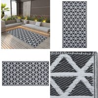Vidaxl - Outdoor-Teppich arakil Schwarz 160x230 cm pp - Außenbereich Dekoration - Balkon Teppich - Terrassen Teppich - Garten Teppich - Pool Bereich Vidaxl - Outdoor-Teppich arakil Schwarz 160x230 cm pp - Außenbereich Dekoration - Balkon Teppich - Terrassen Teppich - Garten Teppich - Pool Bereich von VIDAXL
