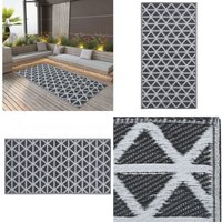 Vidaxl - Outdoor-Teppich arakil Schwarz 190x290 cm pp - Außenbereich Dekoration - Balkon Teppich - Terrassen Teppich - Garten Teppich - Pool Bereich Vidaxl - Outdoor-Teppich arakil Schwarz 190x290 cm pp - Außenbereich Dekoration - Balkon Teppich - Terrassen Teppich - Garten Teppich - Pool Bereich von VIDAXL
