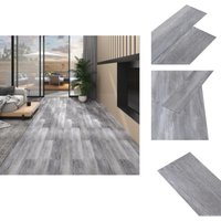 PVC-Fliesen 5,02 m² 2 mm Selbstklebend Matt Holz Grau - PVC-Böden - Selbstklebende Fliesen - Vinylboden - Wohnraumgestaltung - Küchenboden PVC-Fliesen 5,02 m² 2 mm Selbstklebend Matt Holz Grau - PVC-Böden - Selbstklebende Fliesen - Vinylboden - Wohnraumgestaltung - Küchenboden von VIDAXL