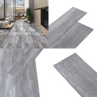 Vidaxl - PVC-Fliesen 5,02 m² 2 mm Selbstklebend Matt Holz Grau - PVC-Böden - Selbstklebende Fliesen - Vinylboden - Wohnraumgestaltung - Küchenboden von VIDAXL