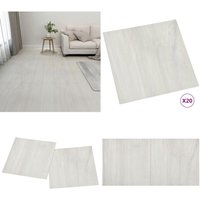 Vidaxl - PVC-Fliesen Selbstklebend 20 Stk. 1,86 m² Creme - pvc Fliesen - Vinyl Boden - Selbstklebender Bodenbelag - Wohnraum Dekoration - Badezimmer Vidaxl - PVC-Fliesen Selbstklebend 20 Stk. 1,86 m² Creme - pvc Fliesen - Vinyl Boden - Selbstklebender Bodenbelag - Wohnraum Dekoration - Badezimmer von VIDAXL