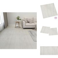 Vidaxl - PVC-Fliesen Selbstklebend 20 Stk. 1,86 m² Creme - pvc Fliesen - Vinyl Boden - Selbstklebender Bodenbelag - Wohnraum Dekoration - Badezimmer Vidaxl - PVC-Fliesen Selbstklebend 20 Stk. 1,86 m² Creme - pvc Fliesen - Vinyl Boden - Selbstklebender Bodenbelag - Wohnraum Dekoration - Badezimmer von VIDAXL