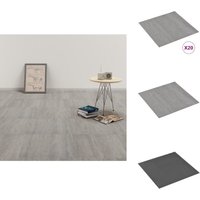 Vidaxl - PVC-Fliesen Selbstklebend 20 Stk. 1,86 m² Grau - pvc Fliesen - Vinyl Boden - Selbstklebender Bodenbelag - Wohnraum Dekoration - Badezimmer Vidaxl - PVC-Fliesen Selbstklebend 20 Stk. 1,86 m² Grau - pvc Fliesen - Vinyl Boden - Selbstklebender Bodenbelag - Wohnraum Dekoration - Badezimmer von VIDAXL