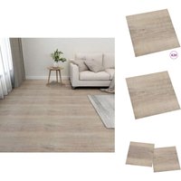 PVC-Fliesen Selbstklebend 20 Stk. 1,86 m² Taupe - pvc Fliesen - Selbstklebender Bodenbelag - Tapete Boden - Wohnzimmer Dekoration - Küche Boden PVC-Fliesen Selbstklebend 20 Stk. 1,86 m² Taupe - pvc Fliesen - Selbstklebender Bodenbelag - Tapete Boden - Wohnzimmer Dekoration - Küche Boden von VIDAXL