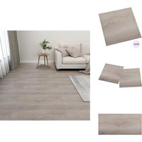 PVC-Fliesen Selbstklebend 20 Stk. 1,86 m² Taupe - pvc Fliesen - Selbstklebender Bodenbelag - Vinylboden - Tapete - Wohnraum Dekoration PVC-Fliesen Selbstklebend 20 Stk. 1,86 m² Taupe - pvc Fliesen - Selbstklebender Bodenbelag - Vinylboden - Tapete - Wohnraum Dekoration von VIDAXL