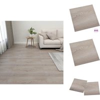PVC-Fliesen Selbstklebend 55 Stk. 5,11 m² Taupe - pvc Fliesen - Selbstklebender Bodenbelag - Vinylboden - Tapete - Wohnraumgestaltung PVC-Fliesen Selbstklebend 55 Stk. 5,11 m² Taupe - pvc Fliesen - Selbstklebender Bodenbelag - Vinylboden - Tapete - Wohnraumgestaltung von VIDAXL
