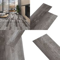 PVC-Laminat-Dielen 5,02 m² 2 mm Selbstklebend Gestreift Holz - PVC-Bodenbelag - Selbstklebender Boden - Design Vinylboden - Streifenmuster von VIDAXL