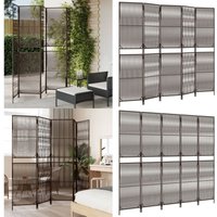 Paravent 5-tlg. Braun Poly Rattan - Raumteiler - Paravent - Trennwandsystem - Privacy Screen - Design Möbel - Home & Living Paravent 5-tlg. Braun Poly Rattan - Raumteiler - Paravent - Trennwandsystem - Privacy Screen - Design Möbel - Home & Living von VIDAXL