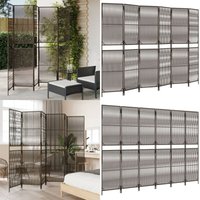 Paravent 6-tlg. Braun Poly Rattan - Raumteiler - Paravent - Holzoptik - Designmöbel - Wohnaccessoires - Home & Living Paravent 6-tlg. Braun Poly Rattan - Raumteiler - Paravent - Holzoptik - Designmöbel - Wohnaccessoires - Home & Living von VIDAXL