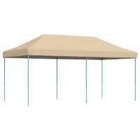Partyzelt Faltbar Pop-Up Beige 580x292x315 cm - Vidaxl von VIDAXL